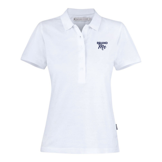 Neptune Womens Cotton Polos Brand Chest